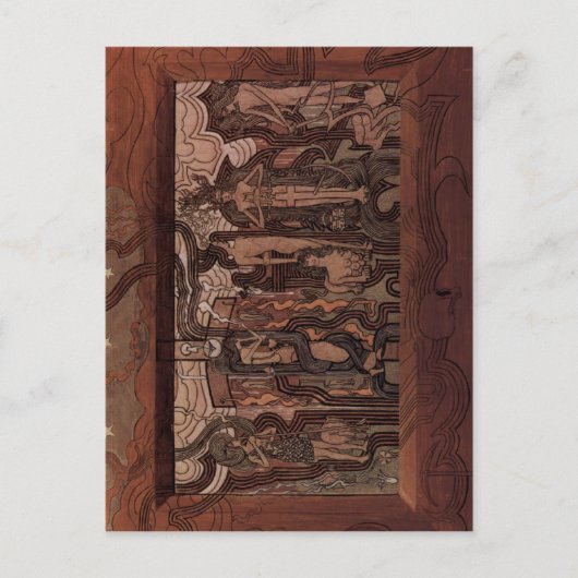 Toorop, Jan Das Lied der Zeit 1893 Technique Paste Postkarte (Vorderseite)