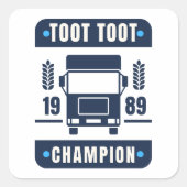 Toot Champ Sticker (Vorderseite)