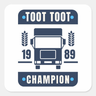 Toot Champ Sticker