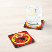 Toot Toot Pumpkin.. Beängstigende Halloween Drink Getränkeuntersetzer (Rechte Seite)