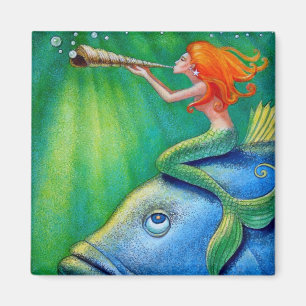 Toot Your Own Seashell - Meerjungfrau! Magnet