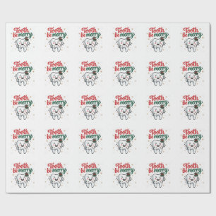 Tooth Be frohe Funny Dental Dentist Weihnachten Geschenkpapier