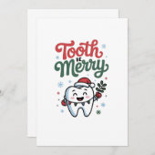 Tooth Be frohe Zahnarzt Weihnachten Weihnachten We Einladung (Vorne/Hinten)