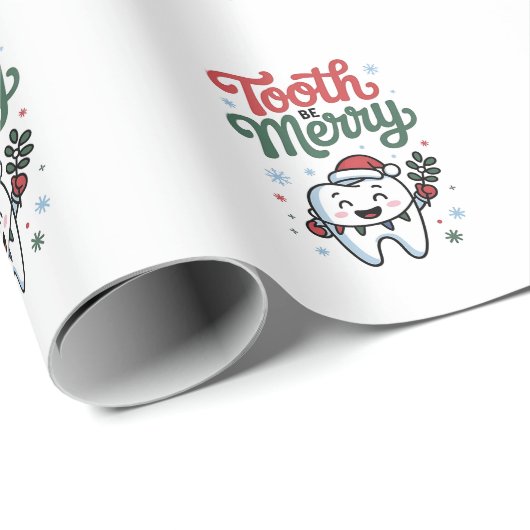 Tooth Be frohe Zahnarzt Weihnachten Weihnachten We Geschenkpapier (Rolleneckpunkt)