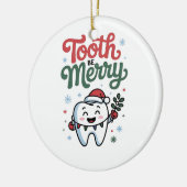 Tooth Be frohe Zahnarzt Weihnachten Weihnachten We Keramik Ornament (Links)