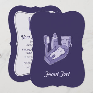 Tooth-Beerdigung Einladung