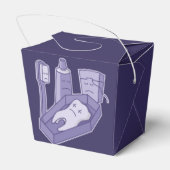 Tooth-Beerdigung Geschenkschachtel (Rückseite)