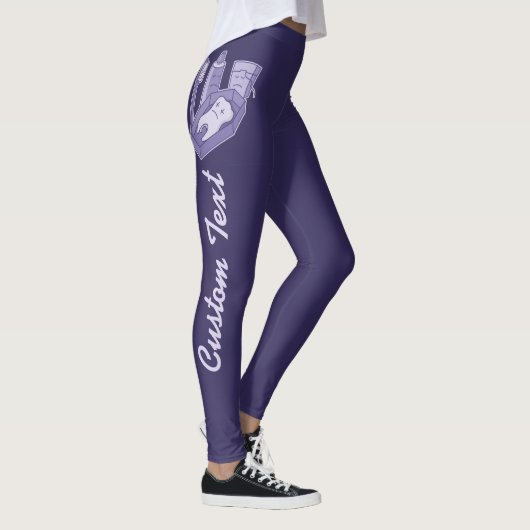 Tooth-Beerdigung Leggings (Rechts)