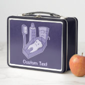 Tooth-Beerdigung Metall Lunch Box (Beispiel)