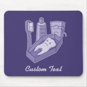 Tooth Beerdigung Mouse Pad Mousepad (Vorne)