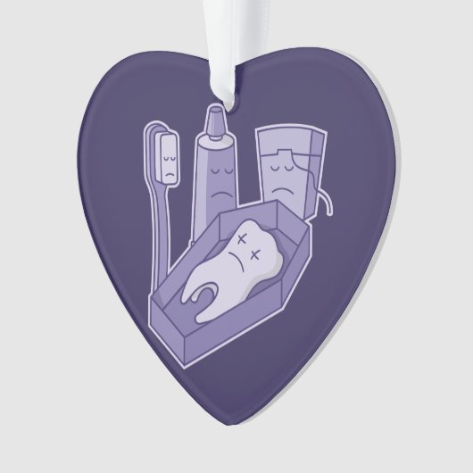 Tooth-Beerdigung Ornament (Vorderseite)