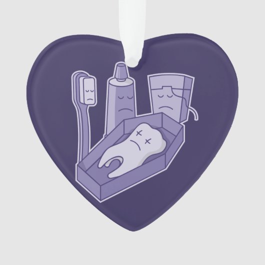 Tooth-Beerdigung Ornament (Vorderseite)