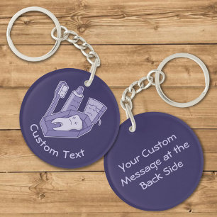 Tooth-Beerdigung-Schlüsselanhänger Schlüsselanhänger