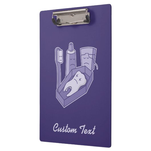 Tooth-Beerdigung-Zwischenablage Klemmbrett (Links)