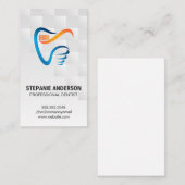 Tooth Brush and Tooth Logo | Dental Visitenkarte (Vorne/Hinten)
