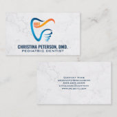 Tooth Brush Dental Logo | Health Care Terminkarte (Vorne/Hinten)