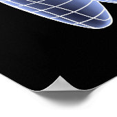 Tooth, computer artwork of a molar tooth poster (Ecke)