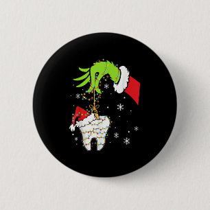 Tooth Dentist Dental Istant Teeth Christmas Xmas L Button