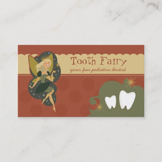 Tooth Fairy Business Cards Visitenkarte (Vorderseite)