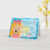Tooth Fairy Card Karte (Gelbe Blume)