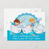Tooth Fairy Dental Apointment Erinnerung Postkarte (Vorne/Hinten)