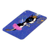 Tooth Fairy Dog Boston Terrier Pink Tutu Crown Magnet (Linke Seite)