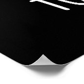 Tooth Fairy Funny Tooth Puff Dark BG Poster (Ecke)