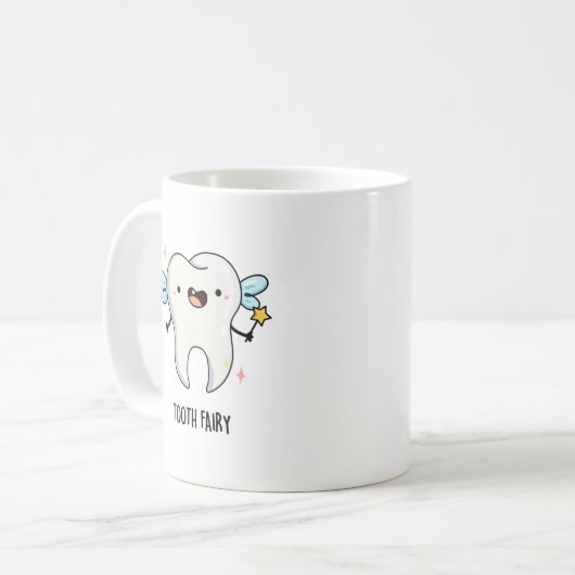 Tooth Fairy Funny Tooth Puff Kaffeetasse (Vorderseite Links)