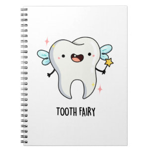 Tooth Fairy Funny Tooth Puff Notizblock
