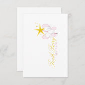 Tooth Fairy Gläubiger Danke-Karte Dankeskarte (Vorne/Hinten)