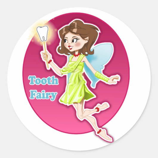 Tooth Fairy Keepake Sticker (Vorderseite)