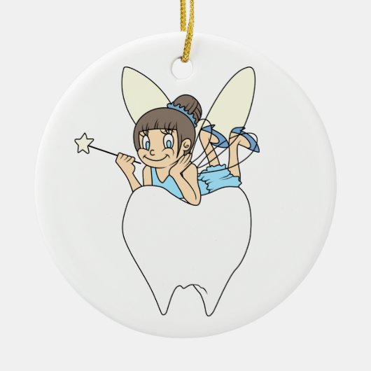 Tooth Fairy Keramik Ornament (Vorne)