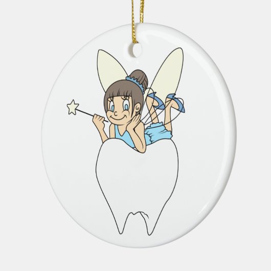 Tooth Fairy Keramik Ornament (Links)