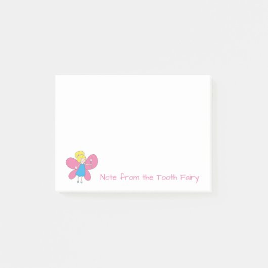 Tooth Fairy Notes Post-it Klebezettel (Vorderseite)