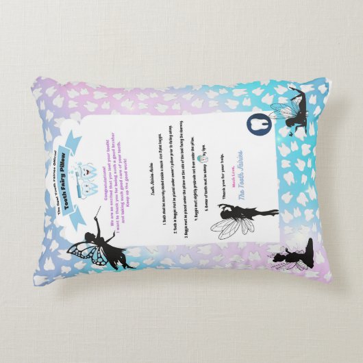 Tooth Fairy Pillow Dekokissen (Vorderseite)