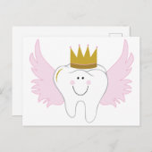 Tooth Fairy Postkarte (Vorne/Hinten)
