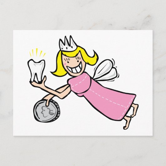 Tooth Fairy Postkarte (Vorderseite)