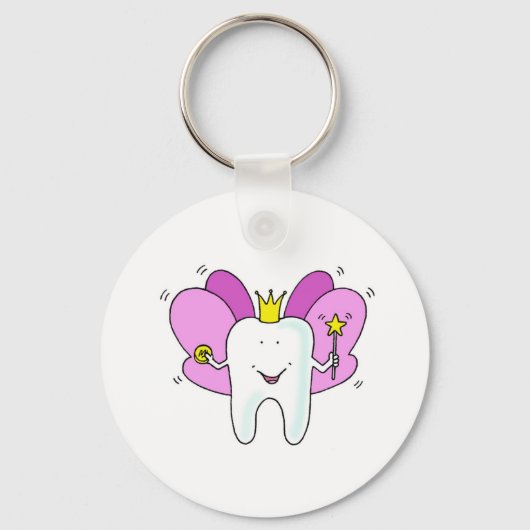 Tooth Fairy Princess gratuliert Schlüsselanhänger (Vorderseite)