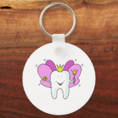 Tooth Fairy Princess gratuliert Schlüsselanhänger (Vorderseite)