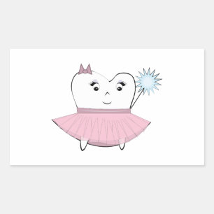 Tooth Fairy Rechteckiger Aufkleber