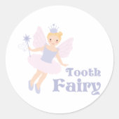 Tooth Fairy Runder Aufkleber (Vorderseite)