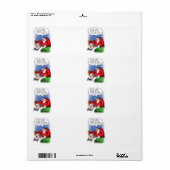 Tooth Fairy Santa Funny Weihnachts-Cartoon (Vorne)