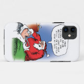 Tooth Fairy Santa Funny Weihnachts-Cartoon Case-Mate iPhone Hülle (Rückseite (Horizontal))