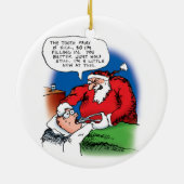 Tooth Fairy Santa Ornament (Hinten)
