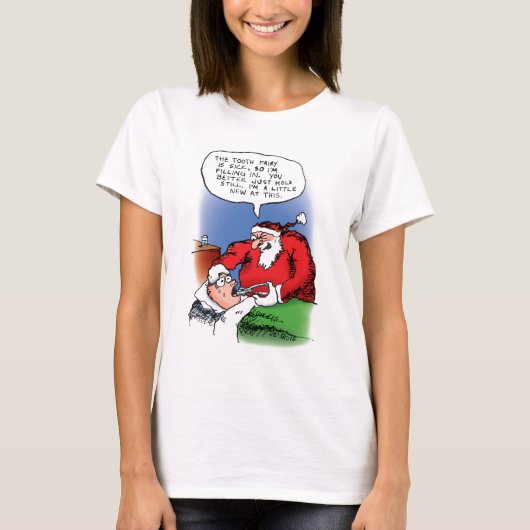 Tooth Fairy Santa Shirt (Vorderseite)