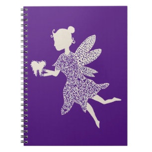 Tooth Fairy Silhouette Notizblock