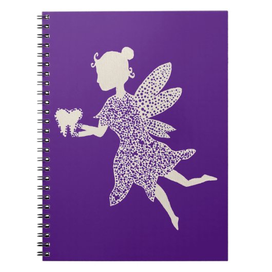 Tooth Fairy Silhouette Notizblock (Vorderseite)