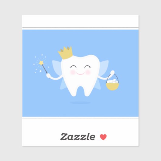 Tooth Fairy Sticker (Blatt)