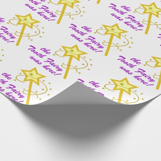 Tooth Fairy war hier Geschenkpapier (Ecke)