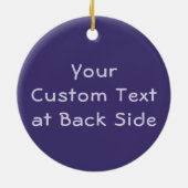 Tooth Funeral Keramik Ornament (Hinten)